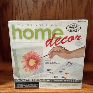 Paint Your Own Home Decor Painting 10"X10" Canvas, Paint, Brush & Instructions